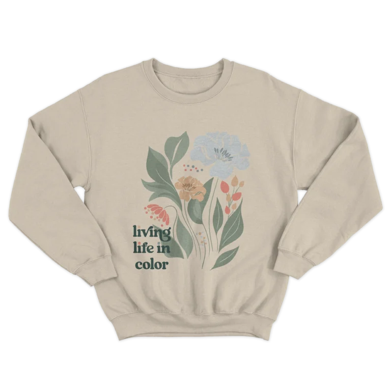 Sweater met bloemenprint