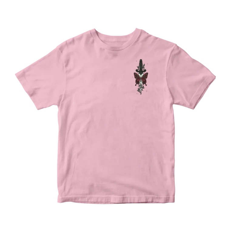 T-shirt met athame opdruk